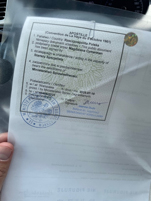 Dokument z apostille wydanym przez MSZ — zlecenie zrealizowane przez Ligal Lab (13)